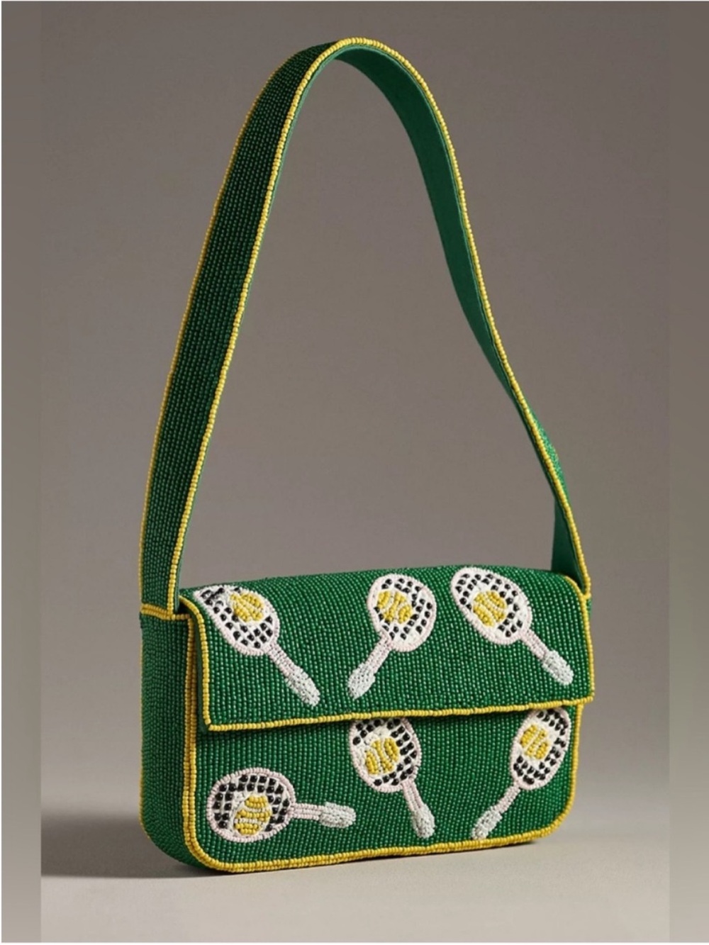 Anthropologie The Fiona Beaded Bag: Icon Edition Tennis